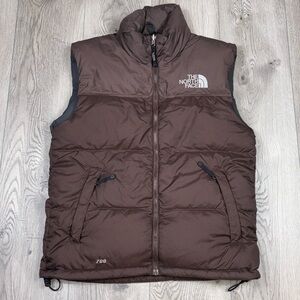 The North Face Chocolate Puffer Vest